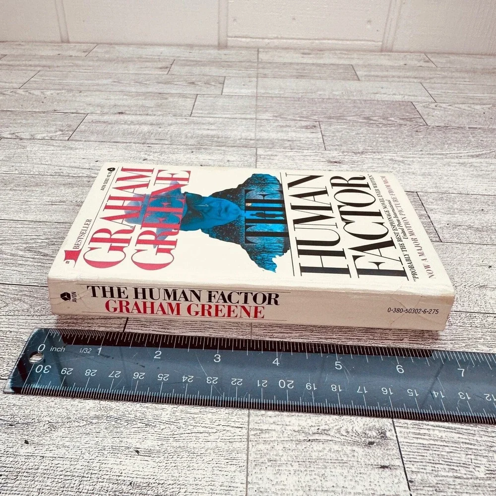 The Human Factor Graham Greene‎ 1979 Paperback Cold War Spy Thriller Avon Books